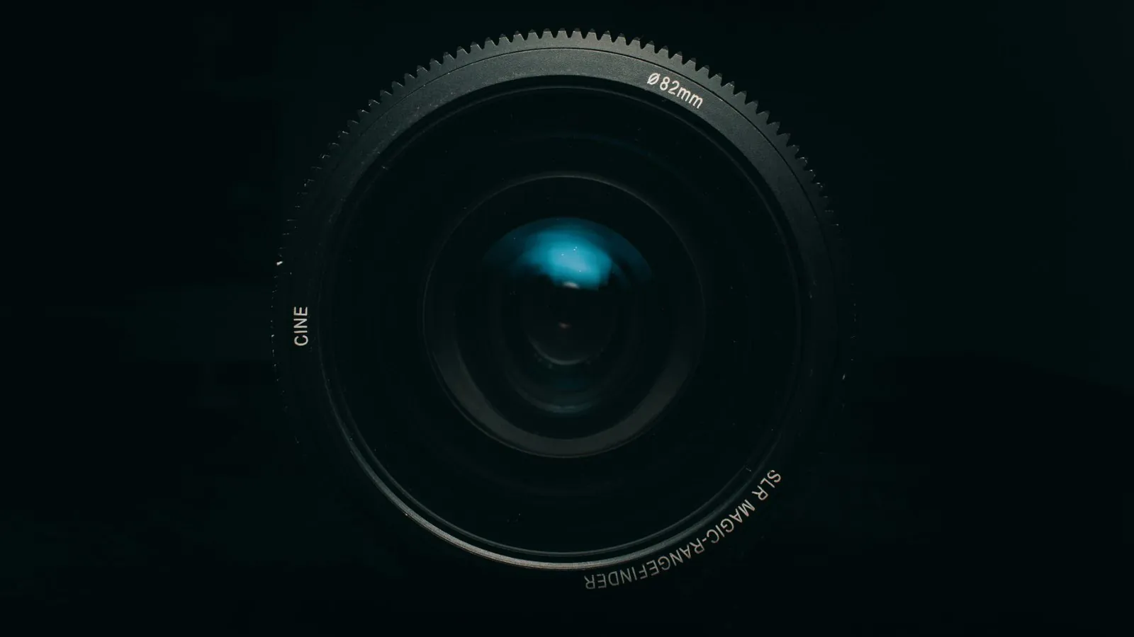 Illustrative image: a camera lens