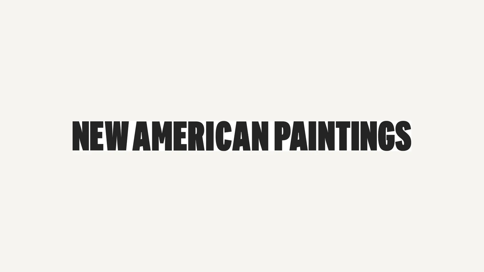 New American Paintings